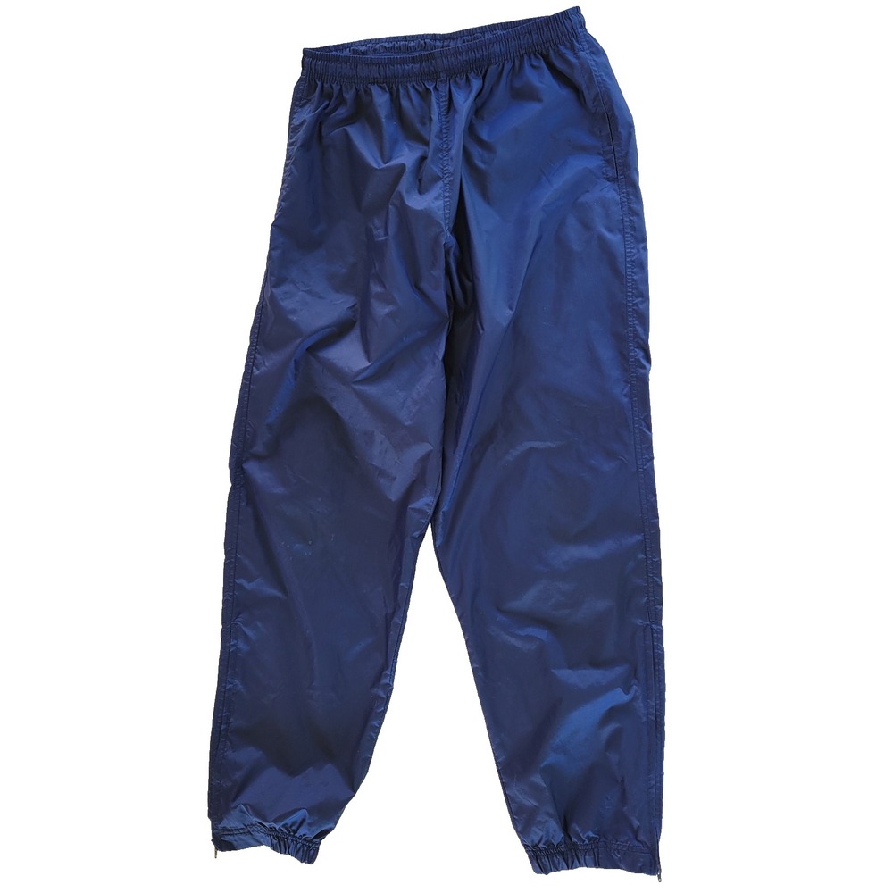Vintage Foot Locker Track Pants Windbreaker– Size L – 90s Y2K Style – Navy Blue